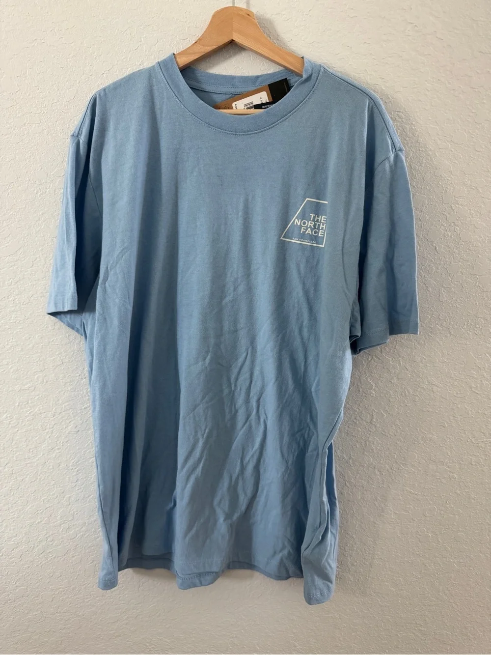 NWT The North Face Men's Logomarks T-shirt in steel blue sz XL